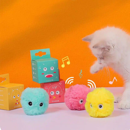 Cat Toys Smart Interactive Ball, Cat Training Toy Pet Playing Ball for Cats