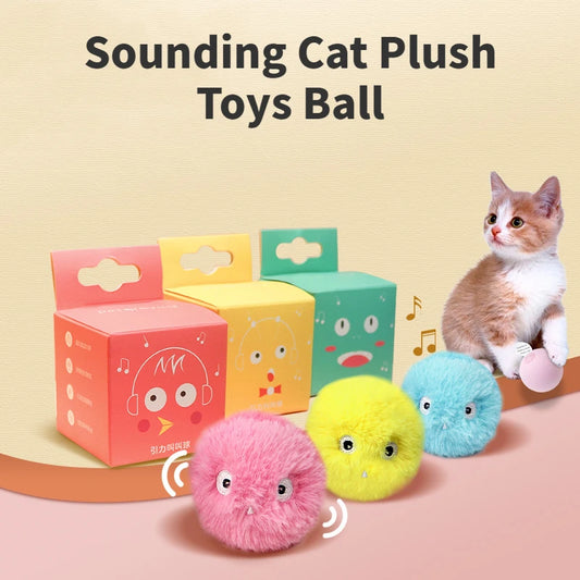 Cat Toys Smart Interactive Ball, Cat Training Toy Pet Playing Ball for Cats